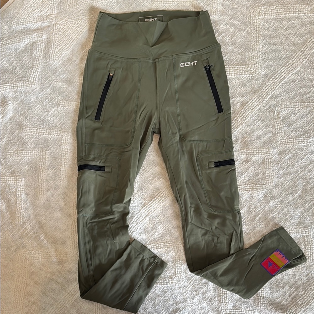 ECHT Khaki Utility Leggings